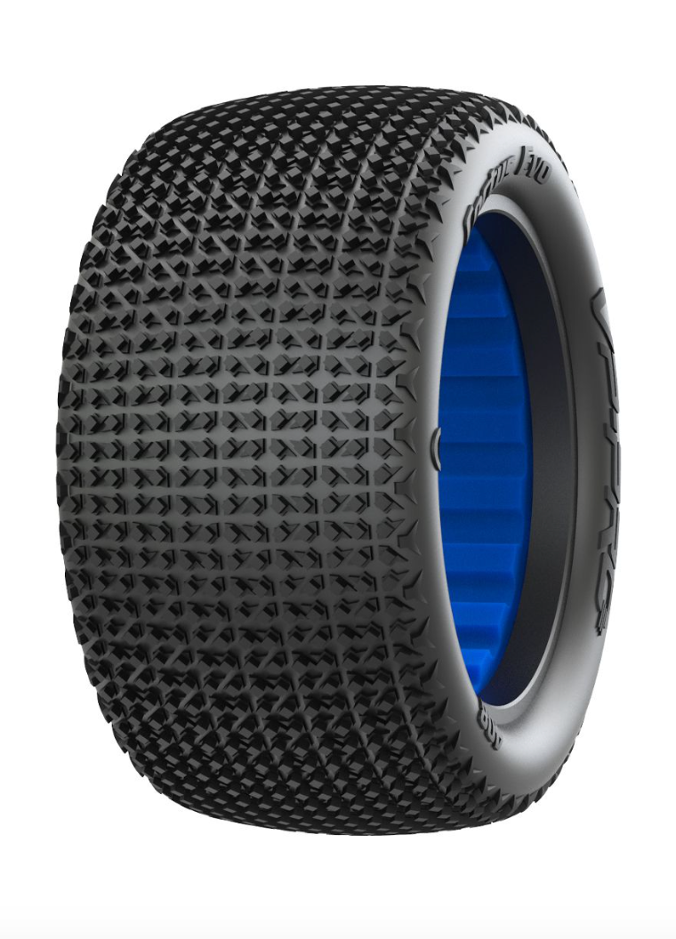 Cactus 408 Rear 4WD & 2WD ( Tire + Insert ) 2pcs