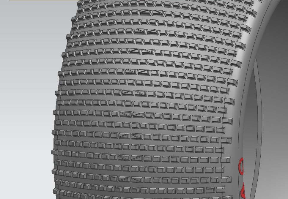 New! DIRT-01T Tire 2pcs ( 1/8 Truggy )