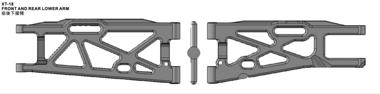 XT-18 Lower Arms F/R