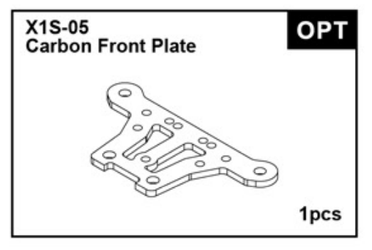 X1S-05 Graphite Front Plate