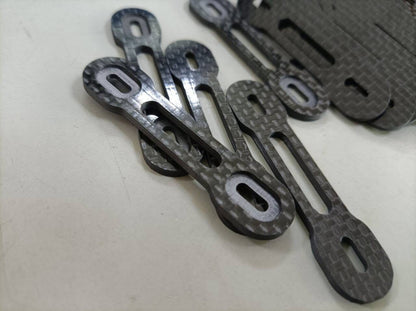 Wing Button Plate CARBON FIBER - VP-PRO