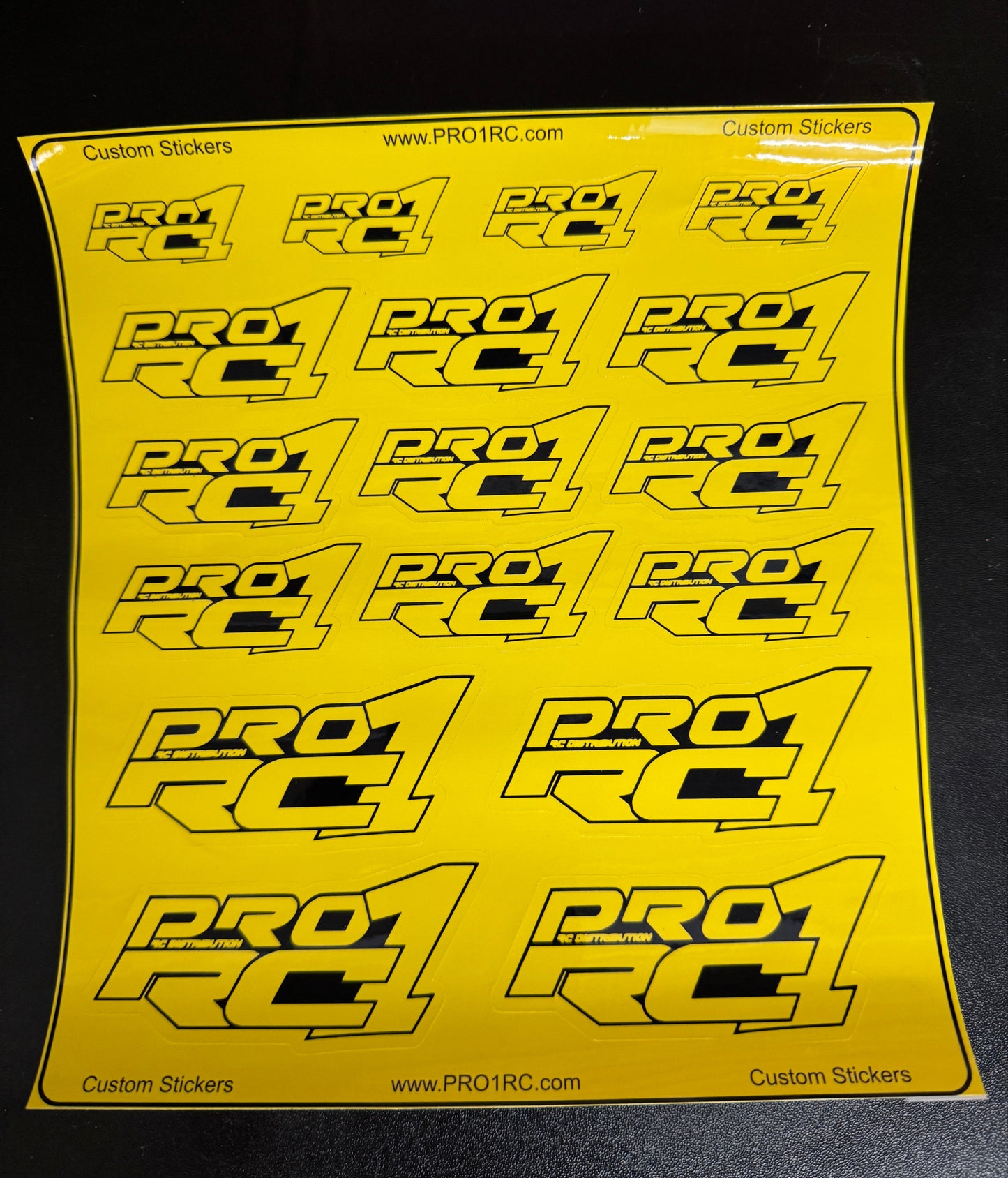 YELLOW Custom Sheet ( PRO1RC  )