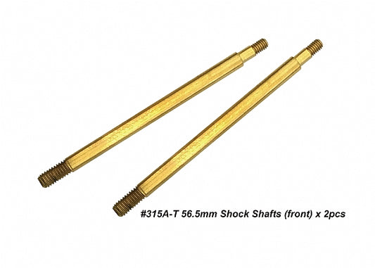 #315A-T Shock Shafts titatium coated (front) 56.5mm